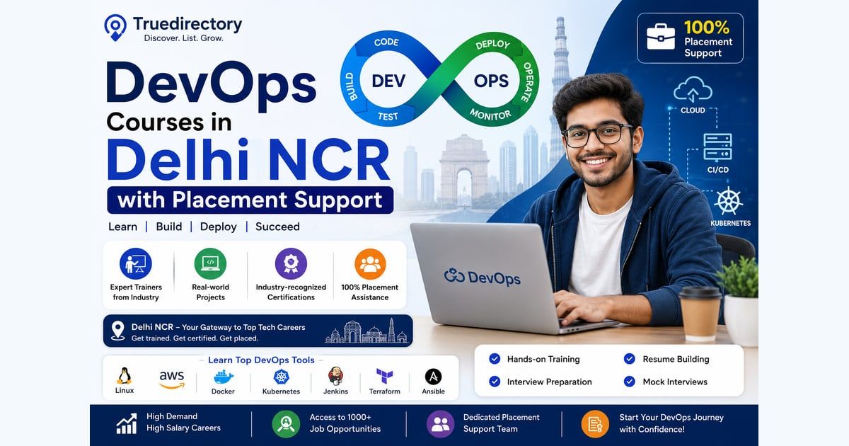 DevOps Courses in Delhi NCR with Placement Support — What Nobody Tells You (2026) — TrueDirectory guide card